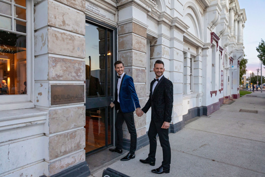 couples portrait wedding photography fremantle guild hall