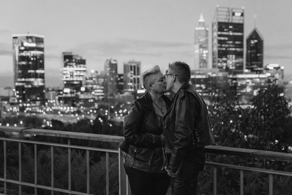 Two brides portraits Kings Park War Memorial