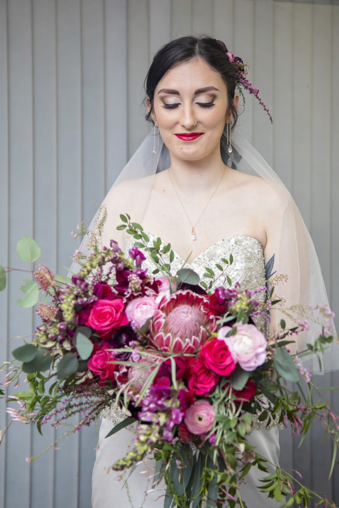 bride getting ready photo