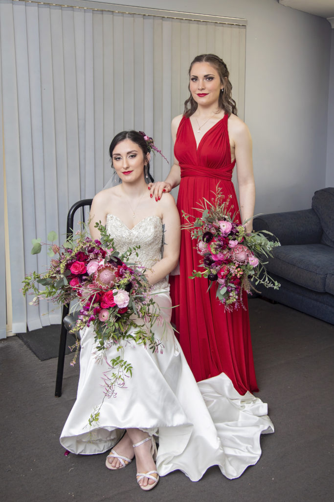 bride getting ready photo