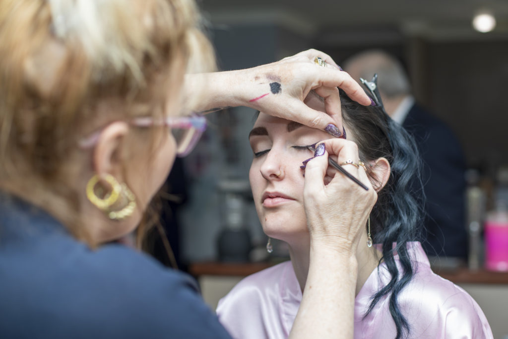 Bride getting ready photo