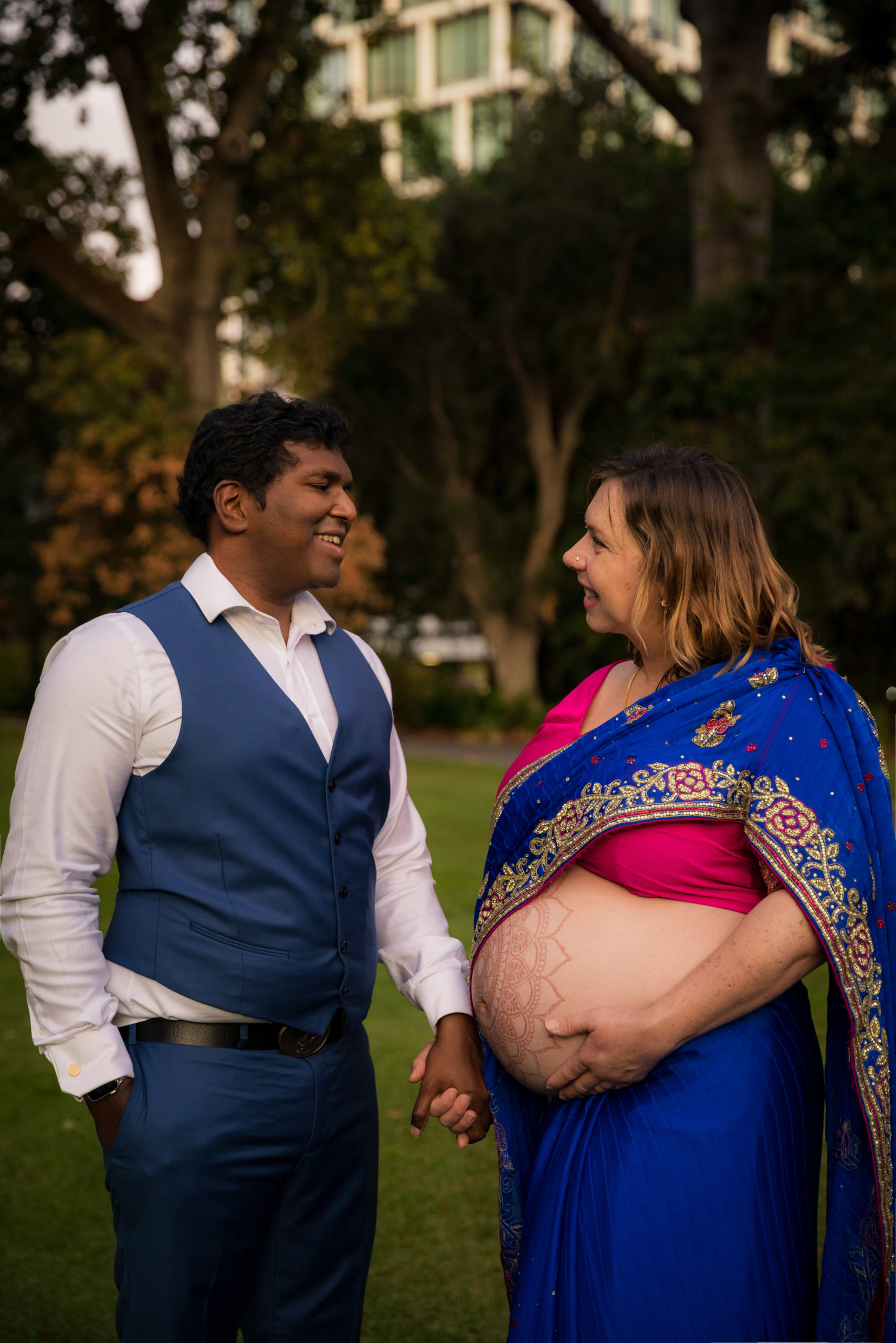 maternity saree