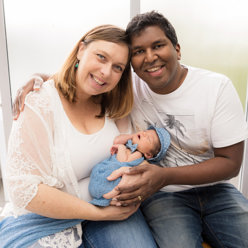 parents and new baby photo
